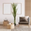 PIANTA ARTIFICIALE DI YUCCA DA 190 CM CON 39 FOGLIE IN VASO CONTENITORE DI PEVA E CEMENTO
