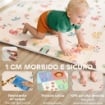TAPPETO PER BAMBINI 0-3 ANNI CON NUMERI E LETTERE E SUPERFICIE IMPERMEABILE, IN XPE MULTICOLORE, 176.5X148X1 CM