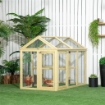 RECINTO PER GALLINE ALL'APERTO IN LEGNO CON PORTE MULTIPLE E RETE IN METALLO, 140X88.5X106 CM, COLOR LEGNO
