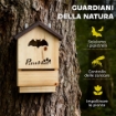 SET DI 3 CASETTE PER PIPISTRELLI IN LEGNO DI ABETE, 21.5X11.5X34 CM, LEGNO NATURALE