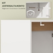 MOBILE SOTTOLAVABO CON 2 ANTE AMMORTIZZATE PER LAVABO SENZA PIEDISTALLO, 60X35X57.9 CM, BIANCO