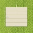 TETTO PER GAZEBO PERGOLA CON 10 FORI DI DRENAGGIO IN POLIESTERE, 250X255 CM, PER PERGOLA 3X3M, CREMA