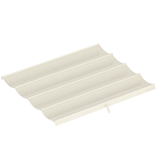 TELO PERGOLA PER ESTERNI ANTI UV IN POLIESTERE BIANCO CREMA CON 8 FORI DI DRENAGGIO, 286X245 CM