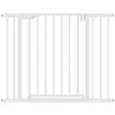 CANCELLINO DI SICUREZZA PER BAMBINI E ANIMALI, CHIUSURA AUTOMATICA E MONTAGGIO A PRESSIONE, 76-103X76 CM, BIANCO