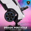 MACCHINA ELETTRICA PER BAMBINI LICENZA LAMBORGHINI CON CLACSON E TELECOMANDO, 101.5X49X43 CM, BIANCA