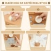 SET MACCHINA DEL CAFFÞ GIOCATTOLO IN LEGNO PER BAMBINI DA 3 ANNI CON ACCESSORI, MARRONE