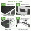 POLLAIO IN LEGNO PER 1-6 GALLINE CON 2 NIDI PER LA COVA, TETTO APRIBILE E VASSOIO ESTRAIBILE, GRIGIO SCURO