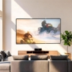 TELO PER PROIETTORE 120" 16:9 HD 4K/8K PIEGHEVOLE E PORTATILE, ANTIPIEGA E LAVABILE, DOPPIA FACCIATA, BIANCO