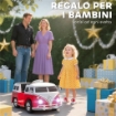 AUTO ELETTRICA PER BAMBINI LICENZA VOLKSWAGEN T1 CON LETTORE MP3, IN METALLO E PP, 89X49X41.5 CM, ROSSO