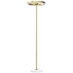 LAMPADA DA TERRA MODERNA CON LUCE DIMMERABILE CON INTERRUTTORE A PEDALE E 3 LUMINOSITÓ, ORO
