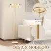LAMPADA DA TERRA MODERNA CON LUCE DIMMERABILE CON INTERRUTTORE A PEDALE E 3 LUMINOSITÓ, ORO