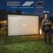 TELO PER PROIETTORE 100" 16:9 HD 4K/8K, ANGOLO DI VISIONE 160¦, DOPPIA FACCIATA E TREPPIEDI PIEGHEVOLI, BIANCO
