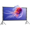 TELO PER PROIETTORE 120" 16:9 HD 4K/8K, ANGOLO DI VISIONE 160¦, DOPPIA FACCIATA E TREPPIEDI PIEGHEVOLI, BIANCO