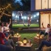 TELO PER PROIETTORE 120" 16:9 HD 4K/8K, ANGOLO DI VISIONE 160¦, DOPPIA FACCIATA E TREPPIEDI PIEGHEVOLI, BIANCO