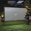 TELO PER PROIETTORE 120" 16:9 HD 4K/8K, ANGOLO DI VISIONE 160¦, DOPPIA FACCIATA E TREPPIEDI PIEGHEVOLI, BIANCO