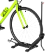 RASTRELLIERA PER BICI REGOLABILE CON TUBO DI SUPPORTO, IN ACCIAIO E PLASTICA, 75X41X71-81 CM, NERO