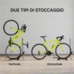 RASTRELLIERA PER BICI REGOLABILE CON TUBO DI SUPPORTO, IN ACCIAIO E PLASTICA, 75X41X71-81 CM, NERO