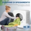 ASCIUGATRICE AD ARIA CARICO 4KG CON TIMER E PROGRAMMA SMART, IN ACCIAIO INOX E ABS, 48X40X56 CM, BIANCO