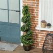 SET 2 PIANTE FINTE BOSSO A SPIRALE ANTI-UV CON LAVANDA 115CM VERDE E BLU