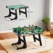 TAVOLO DA GIOCO 6 IN 1 CON CALCIO BALILLA, BILIARDO, AIR HOCKEY, PING PONG, ANELLI E HOCKEY SU PRATO, 118X104X71 CM