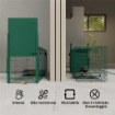 GABBIA TRAPPOLA PER ANIMALI PICCOLI CON UNA PORTA E MANIGLIA, 100X25X28CM CM, VERDE SCURO