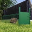 GABBIA TRAPPOLA PER ANIMALI PICCOLI CON UNA PORTA E MANIGLIA, 100X25X28CM CM, VERDE SCURO