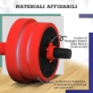 SET PESI DA PALESTRA 4 IN 1 DA 30KG, CONVERTIBILE IN KETTLEBELL, 2 MANUBRI, BILANCIERE E SUPPORTO FLESSIONI, ROSSO