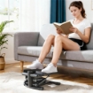STEPPER TWISTER 2 IN 1 CON MONITOR LCD, PEDALI GRANDI E ANTISCIVOLO, CAPACITÀ 100 KG, NERO