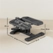 STEPPER TWISTER 2 IN 1 CON MONITOR LCD, PEDALI GRANDI E ANTISCIVOLO, CAPACITÀ 100 KG, NERO