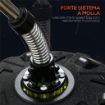 PUNCHING BALL DA TERRA CON BASE RIEMPIBILE E VENTOSE, ALTEZZA REGOLABILE DA 147-165 CM, NERO