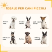 RECINTO PER CANI A 8 PANNELLI MODULABILI DA INTERNO ED ESTERNO, IN ACCIAIO, 164X164X60 CM, NERO
