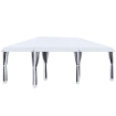 GAZEBO DA GIARDINO 6X3 M PIEGHEVOLE CON ZANZARIERA E BORSA DI TRASPORTO, CREMA