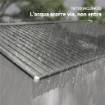 CASETTA DA GIARDINO 3.4X3.8X2 M IN ACCIAIO CON DOPPIA PORTA SCORREVOLE E TETTO INCLINATO, ARGENTO