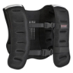 GIUBBOTTO ZAVORRATO 8 KG CON CINGHIE REGOLABILI E STRISCE RIFLETTENTI, IN NEOPRENE E SABBIA, 43X33 CM, NERO