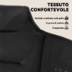 GIUBBOTTO ZAVORRATO 8 KG CON CINGHIE REGOLABILI E STRISCE RIFLETTENTI, IN NEOPRENE E SABBIA, 43X33 CM, NERO