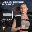 GIUBBOTTO ZAVORRATO 8 KG CON CINGHIE REGOLABILI E STRISCE RIFLETTENTI, IN NEOPRENE E SABBIA, 43X33 CM, NERO