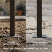 GAZEBO PERGOLA ADDOSSATA 3X3 M CON TETTO SCORREVOLE E FORI DI DRENAGGIO, CREMA