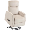 POLTRONA ELETTRICA ALZAPERSONA POLTRONA RELAX MASSAGGIANTE, BEIGE