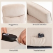 POLTRONA ELETTRICA ALZAPERSONA POLTRONA RELAX MASSAGGIANTE, BEIGE