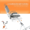 CYCLETTE PIEGHEVOLE CON RESISTENZA MAGNETICA 8 LIVELLI, SENSORE DI FREQUENZA CARDIACA, VOLANO 2.5KG, ARANCIONE