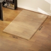 TAPPETINO SALVAPAVIMENTO 100X150 CM IN PLASTICA TRASPARENTE PER SEDIA DA UFFICIO