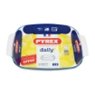 PYREX TEGLIA RETTANGOLARE 39X25X7H CM IN VETRO BOROSILICATO 3,7 LITRI X 6 PERSONE