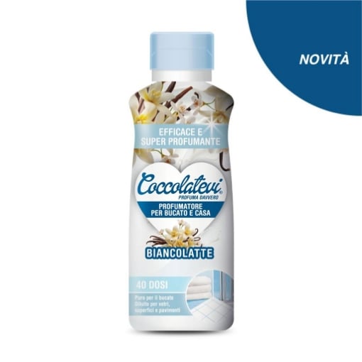 PROFUMATORE BIANCO LATTE CASA E BUCATO COCCOLATEVI CONCENTRATO – FRAGRANZA INTENSA PER BUCATO, AMBIENTI E SUPERFICI, PROFUMO A LUNGO RILASCIO
