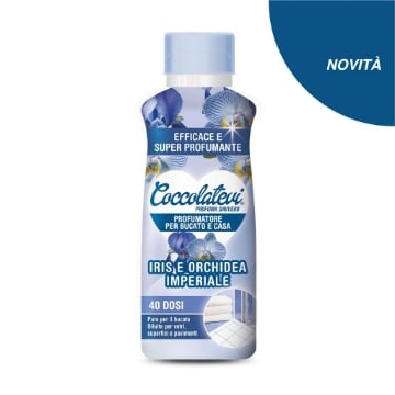  COCCOLATEVI PROFUMATORE  IRIS/ORCHIDEA CASA E BUCATO COCCOLATEVI CONCENTRATO – FRAGRANZA INTENSA PER BUCATO, AMBIENTI E SUPERFICI, PROFUMO A LUNGO RILASCIO