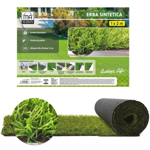 MA MAISON ERBA SINTETICA NATURALE MM.20 1X2MT