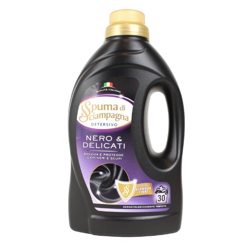 SPUMA DI SCIAMPAGNA DETERSIVO LIQUIDO NERO E DELICATI 30 LAVAGGI 1350ML
