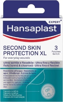HANSAPLAST CEROTTI SOTTILI SECOND SKIN PROTECTION XL IMPERMEABILI - 3PZ 6X7CM