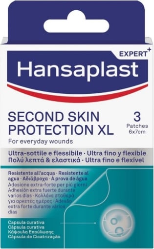 HANSAPLAST CEROTTI SOTTILI SECOND SKIN PROTECTION XL IMPERMEABILI - 3PZ 6X7CM
