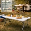 MAURY'S TAVOLO PICNIC RETTANGOLARE PIEGHEVOLE CAMPING 181 X 74 X H74 CM