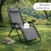 MAURY'S SDRAIO GRAVITA' ZERO 173 X 65 X H 109 CM IN COLORE GRIGIO